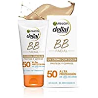 Garnier Delial Sensitive Advanced BB Sun Crema de Protección Solar con Color para Rostro y Escote- con SPF50+ y Vitamina…